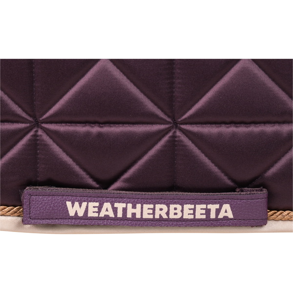 2026 WeatherBeeta Satin Luxe Air-Tec Dressage Saddle Pad 1030348015 - Chocolate